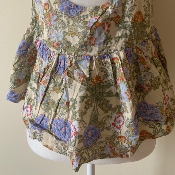 LF floral cropped tank top size S NWT - Picture 8 of 16